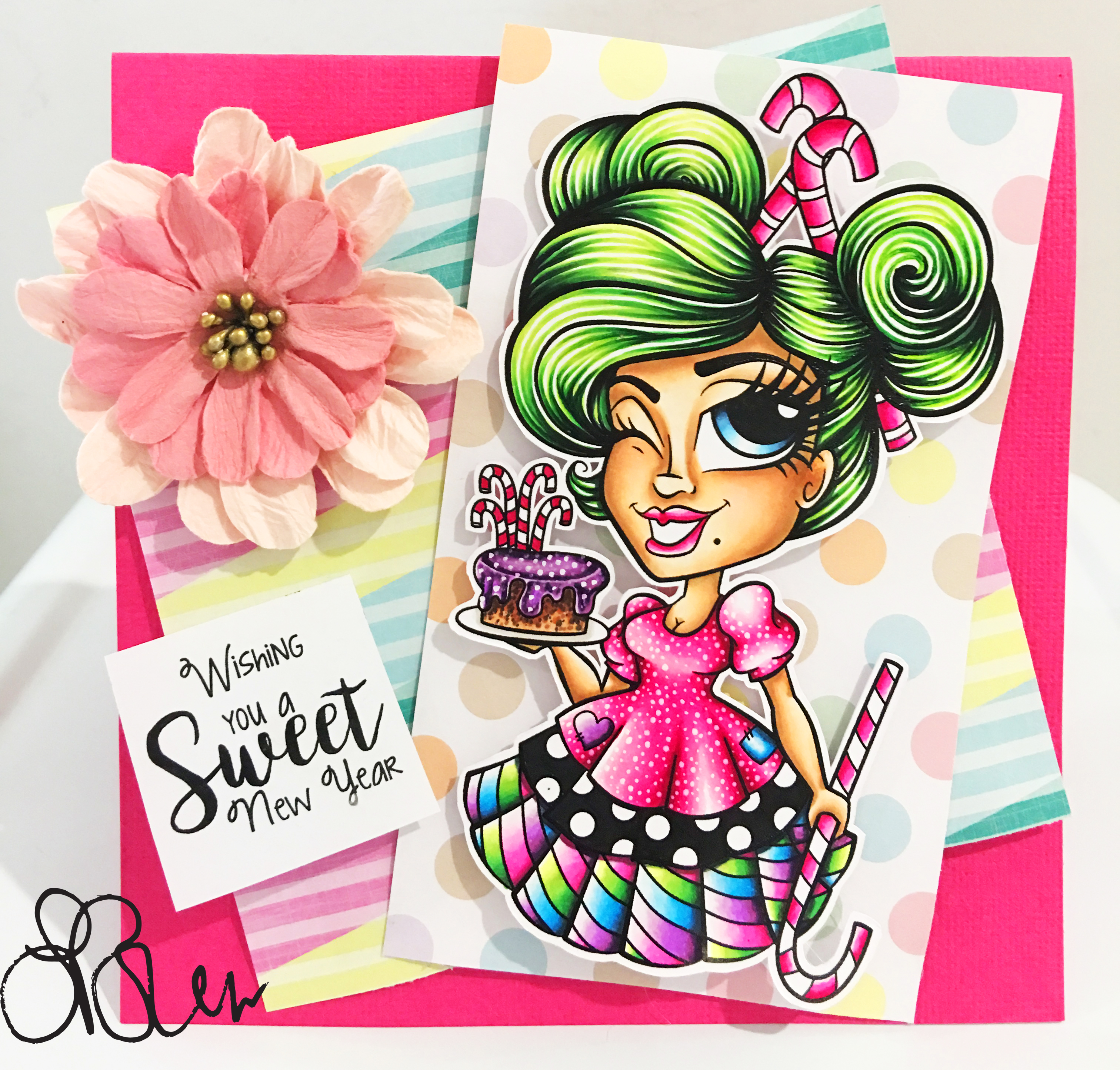 peppermint betty completed card
